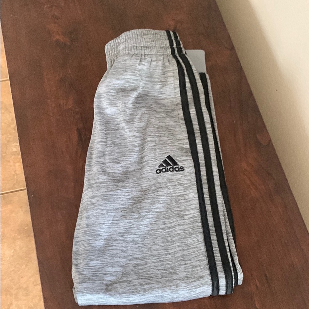 Adidas Kids Gray Track Pants brand new w/o tag